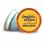 YMMV Organic Coffee Co. Gorilla DECAF Medium Light Roast Compostable Coffee Pods, K Cup 36 Count $11.99
