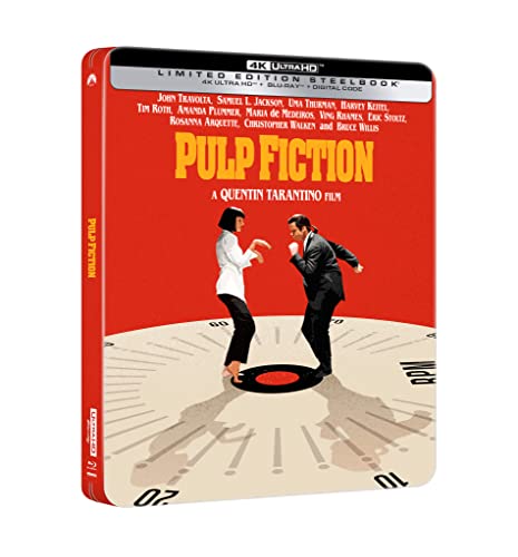 Pulp Fiction Steelbook (4K UHD + Blu-ray + Digital) $26