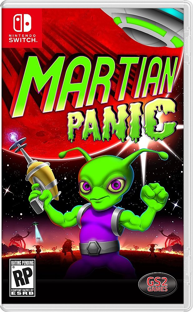 Martian Panic + Alien Blaster Toy Bundle (Nintendo Switch) $15 + Free S/H