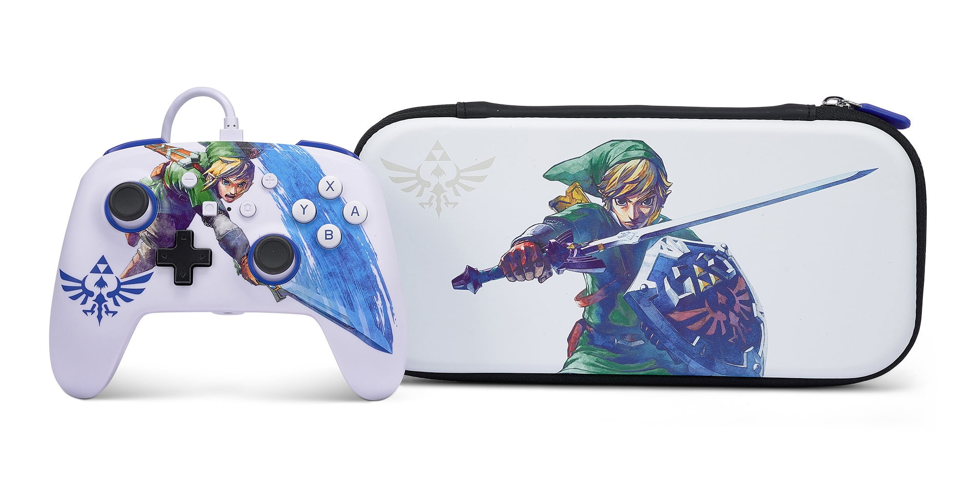 PowerA Enhanced Wired Controller w/ Slim Case for Nintendo Switch (Master Sword) $22