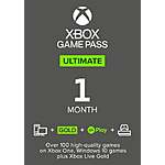 1-Month Xbox Game Pass Ultimate Membership (Digital Code, Stackable) $8.30 (Email Delivery)