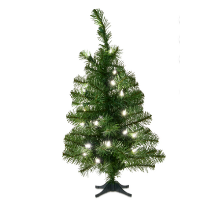 $3.67-6.47, Walmart 2 FT Mini Pre-Lit Artificial Christmas Trees by Holiday Time, clearance of various styles