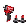 M12 FUEL 12V Lithium-Ion Brushless Cordless Stubby 1/2 in. Impact Wrench with 3.0 Ah Battery Pack (2-Pack) $159