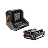 YMMV in store: RIDGID 18V Lithium-Ion 2.0 Ah Battery Starter Kit $33.99