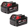 Milwaukee M18 REDLITHIUM XC 18V 3Ah Lithium Ion Power Tool Battery Pack with Fuel Indicator (2 Pack) $69