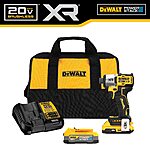 DEWALT 20V MAX Impact Driver, Cordless, 3-Speed, Battery and Charger Included (DCF845D1E1),Black $169