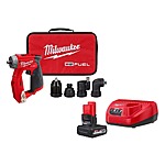M12 FUEL 12V Lithium-Ion Brushless Cordless 4-in-1 Installation 3/8 in. Drill Driver with HIGH OUTPUT XC5. 0 Starter Kit $159