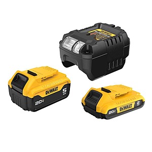 Free tool with 20V MAX Lithium-Ion Battery Kit with 5.0Ah and 2.0Ah Battery and Charger $199