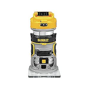 DEWALT DCW600B 20V Max XR Cordless Router, Brushless, Tool Only $119.99