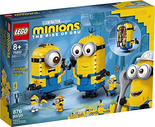 LEGO Minions: Brick-Built Minions and Their Lair (75551) Building Kit for Kids (876 Pieces)  @ Amazon for $40
