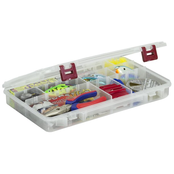 Plano ProLatch Stowaway Large Clear Organizer Tackle Box, Large, Clear $5.24