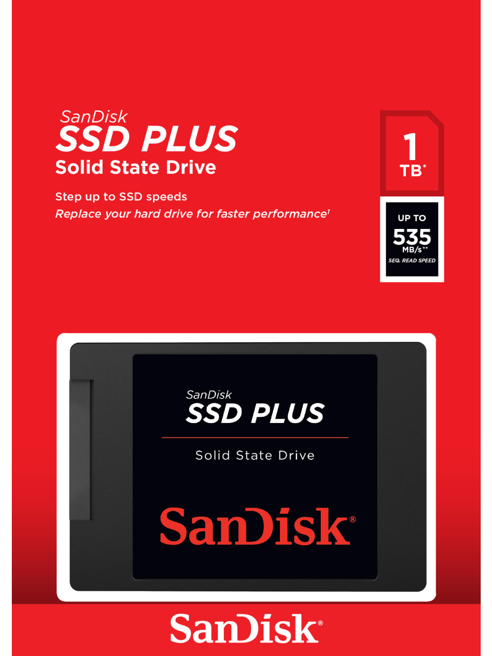 Office Depot: SanDisk® SSD PLUS Internal SSD, 1TB, SATA600, SDSSDA-1T00-G26 + Batteries + Free Bonus Products for $54.99!