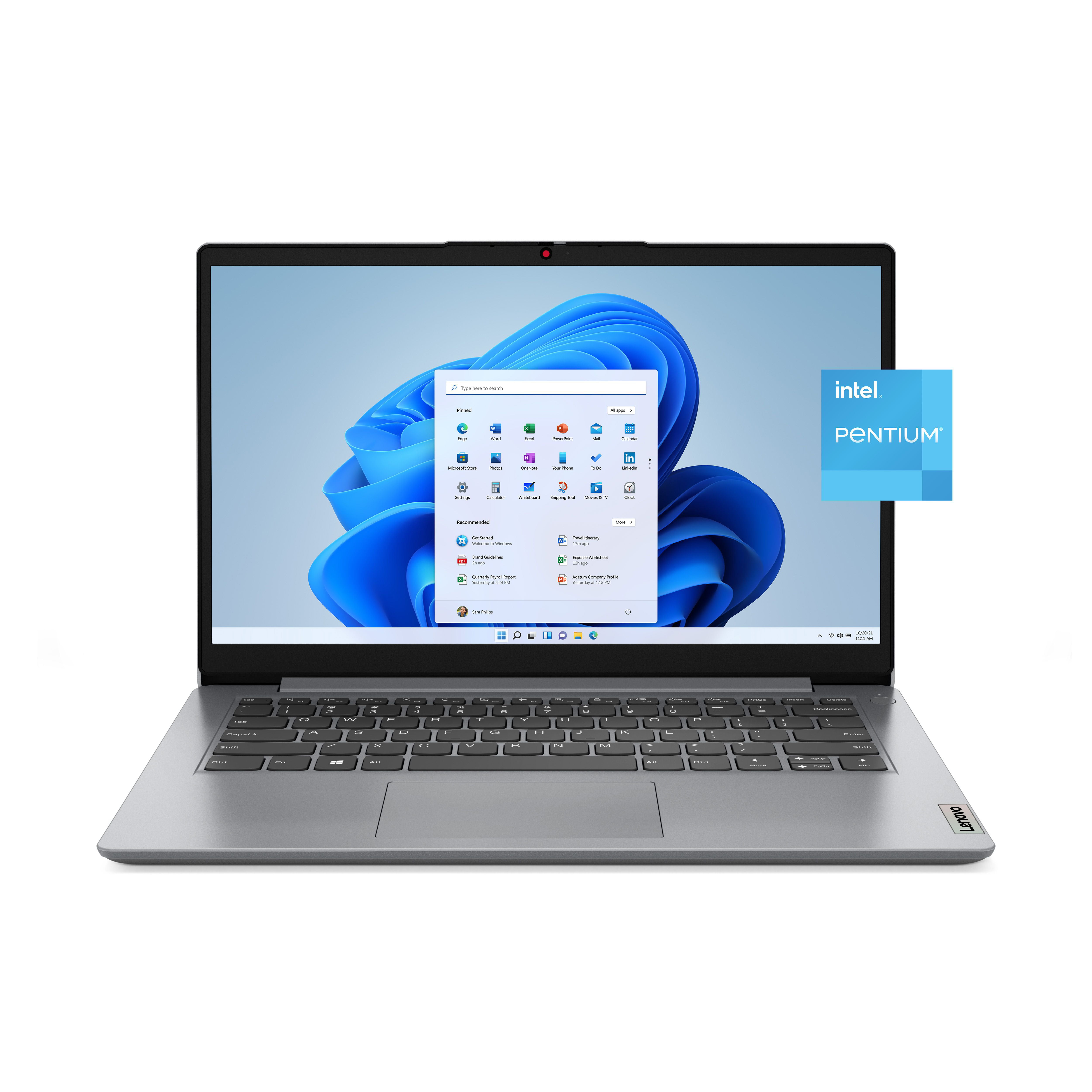 Lenovo IdeaPad 1i, 14.0" Laptop, Intel Pentium N5030, 4GB RAM, 128GB eMMC Storage, Cloud Grey, Windows 11 in S Mode, 82V6001DUS $129 at Walmart YMMV