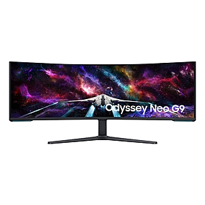 EPP/EDU - 57" Odyssey Neo G9 Dual 4K UHD Quantum Mini-LED 240Hz 1ms(GtG) HDR 1000 Curved Gaming Monitor $1350.09