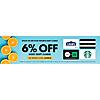 6% off most egift cards at Kroger Gift Card portal, eBay, Lowe's, Lego, Starbucks, Chipotle + 4X fuel points