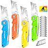 Utility knife - 4-pack w/ 10 extra carbon blades $4.99