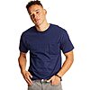 2 pack Hanes Men's Heavyweight Pocket T-Shirt, Beefy-T Full-Cut Cotton Pocket Tee for Men, Crewneck T-Shirt For Men, 2 Pack size large - $5.49