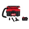 Milwaukee Fuel Packout 18-Volt Lithium-Ion Cordless 2.5 Gal. Wet/Dry Vacuum with Battery $179