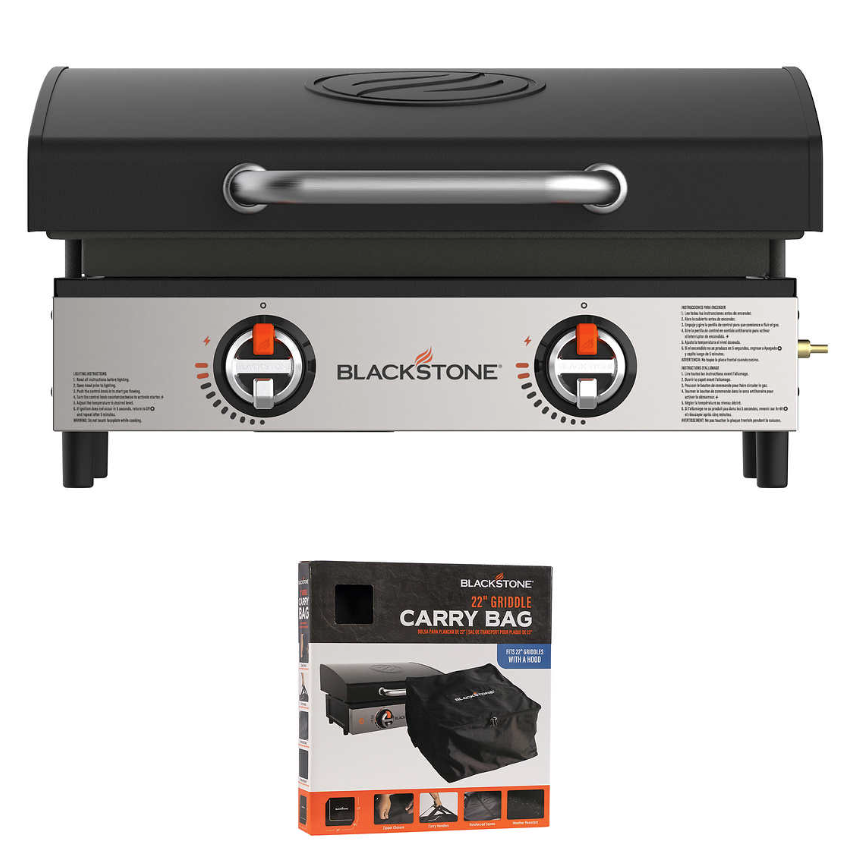 Costco Members Blackstone Original 22" Tabletop Griddle w/ Hood