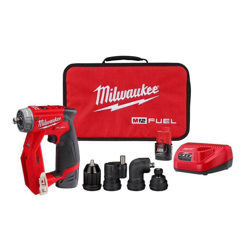 Milwaukee M12 FUEL Installation 3/8 in. Drill Driver Kit, free gift HO 5.0 battery $199.99