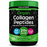 Orgain Hydrolyzed Collagen Powder, 20g Grass Fed Collagen Peptides, Unflavored - Hair, Skin, Nail, &amp; Joint Support Supplement, Paleo &amp; Keto, Non GMO, Type 1 and 3 Coll $16.72