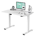 FLEXISPOT 48" x 30" Electric Standing Desk Electric Standing Desk (White) $170 + Free Shipping