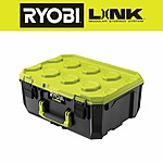 RYOBI LINK Medium Tool Box + Compact 6-Compartment Modular Organizer Tool Box $45 + Free Store Pickup
