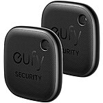 eufy Security by Anker SmartTrack Link (Black, 2-Pack), Android not Supported, Works with Apple Find My (iOS only), Key Finder, Bluetooth Tracker for Earbuds and Luggage, - $$26.99