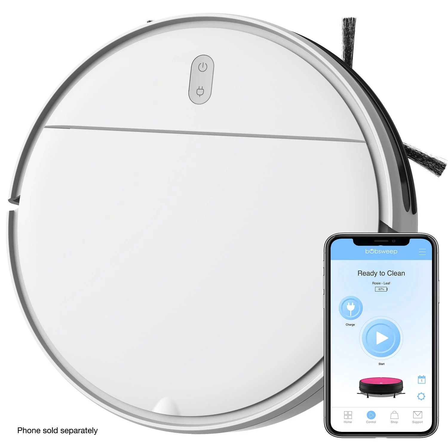 Sam's Club Members bObsweep Robot Vacuum and Mop for Carpets and Hard