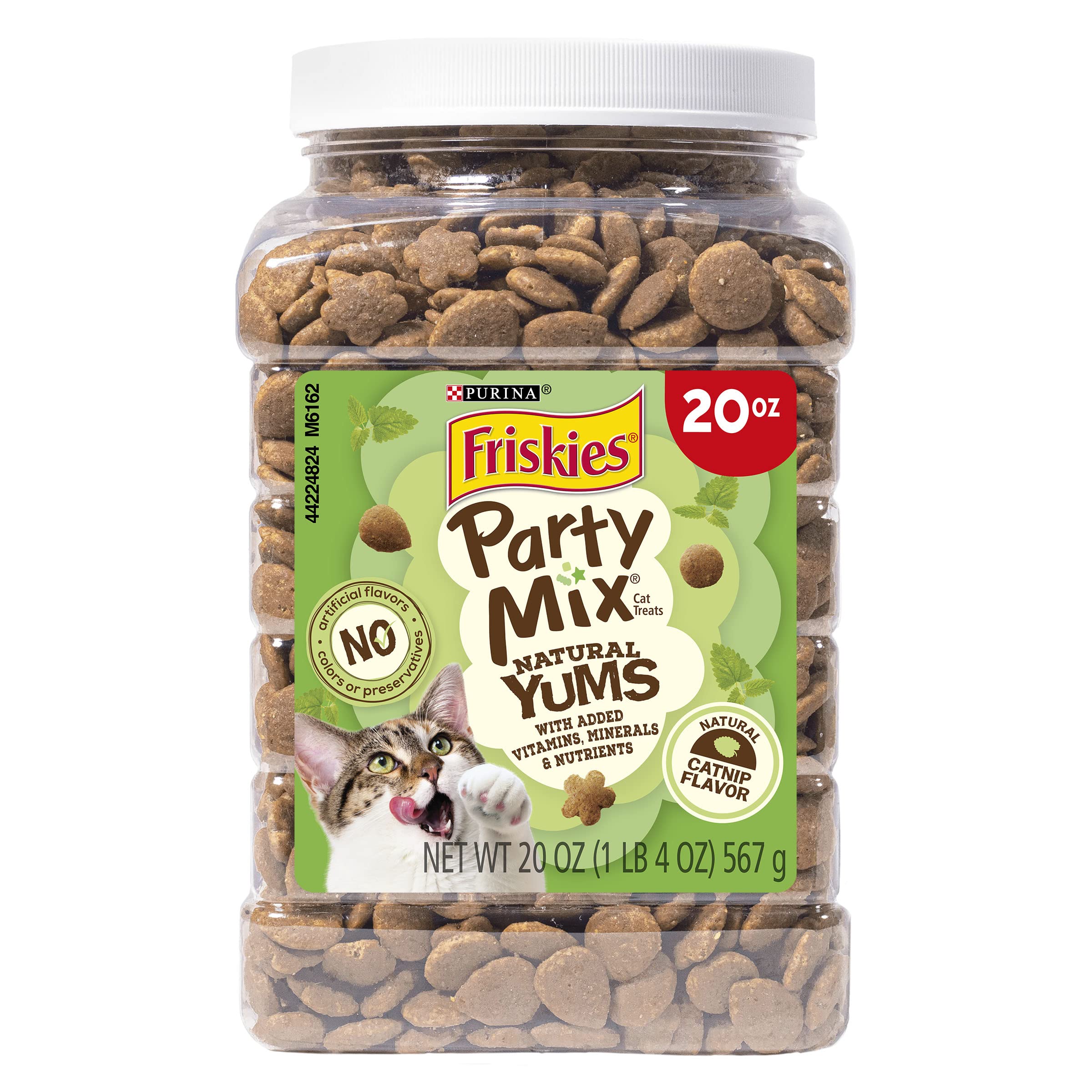 Purina Friskies Party Mix Natural Yums Catnip Flavor - 20 oz, $4.27 with Subscribe and Save, Amazon $4.27