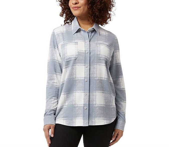 Costco Members: 32 Degrees Ladies' Cozy Knit Button-Up Shirt + Tax w/ FS $9.94