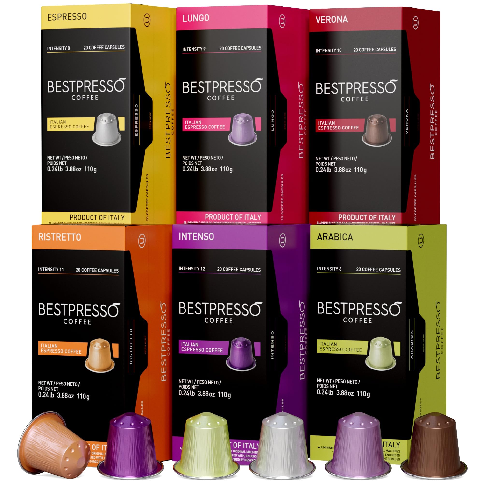 Bestpresso Nespresso OriginalLine- 120 pods $23.39