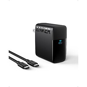 Anker 317 100W 1-Port USB-C Charger w/ 5' USB-C to USB-C Cable $24.99