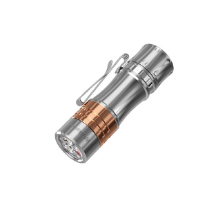 Wurkkos Titanium TS10V2 Ti-copper Flashlight with 3* 90CRI LEDs Anduril 2.0,Max 1400lm/130M $28