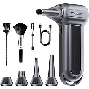 Deal: WOLFBOX MF100 - Powerful Cordless Air Duster for All Your Cleaning Needs - $69.99
