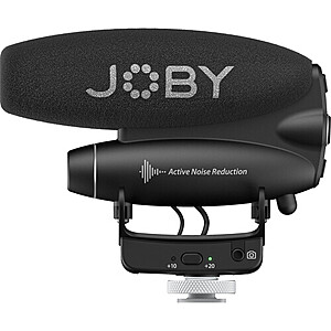 JOBY Wavo PRO Hybrid Analog/USB Camera-Mount Shotgun JB01715 B&H $39.95