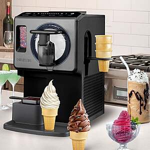 Gourmia 2 Quart Automatic Soft Serve Ice Cream and Frozen Drink Maker $159.99 after $40 Savings In-Store Costco