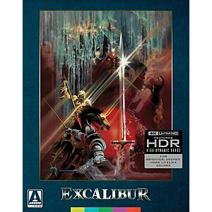 Excalibur (Limited Edition Arrow Video 4K Ultra HD Blu-ray) $37 + Free Shipping
