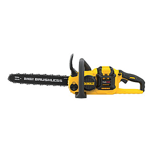 DEWALT DCCS670X1 Chainsaw 60V 3 Ah Brushless 16 in Cordless Tool-Free Tensioning $299