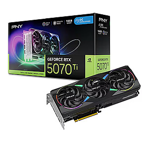 PNY GeForce RTX 5070 Ti 16GB OC GDDR7 ARGB Graphics Card $828 (via Mobile App) + Free S&H