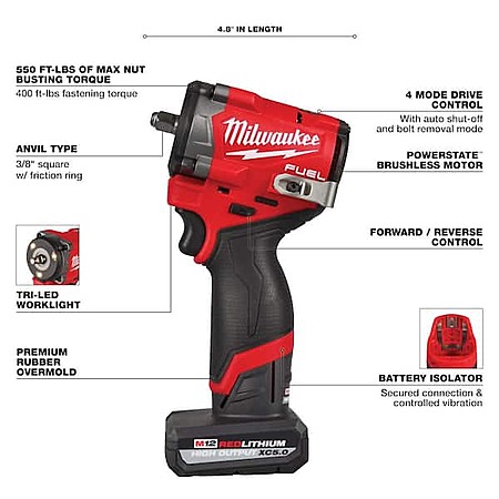 44% Off Milwaukee Impact Wrench Bundle!
