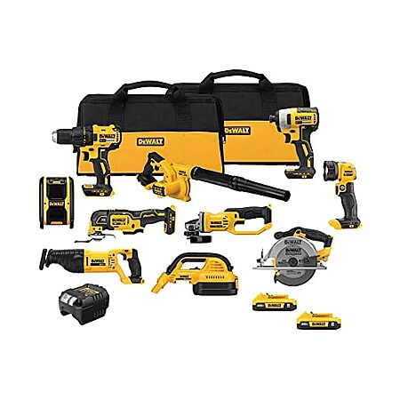 DEWALT 20V MAX 10 Tool Kit for $469.99!