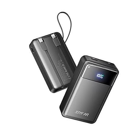 (1 or 2 PACK) JOYFAR 30,000mAh 65W Laptop Travel Powerbank with Built-in Cables $21.99