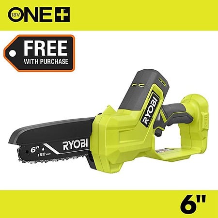 Ryobi 6" pruning mini chainsaw (tool only) $49 [YMMV]