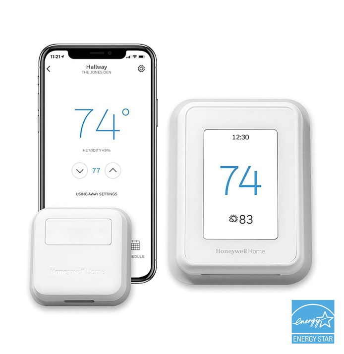 Honeywell t9 smart thermostat with sensor $102.84