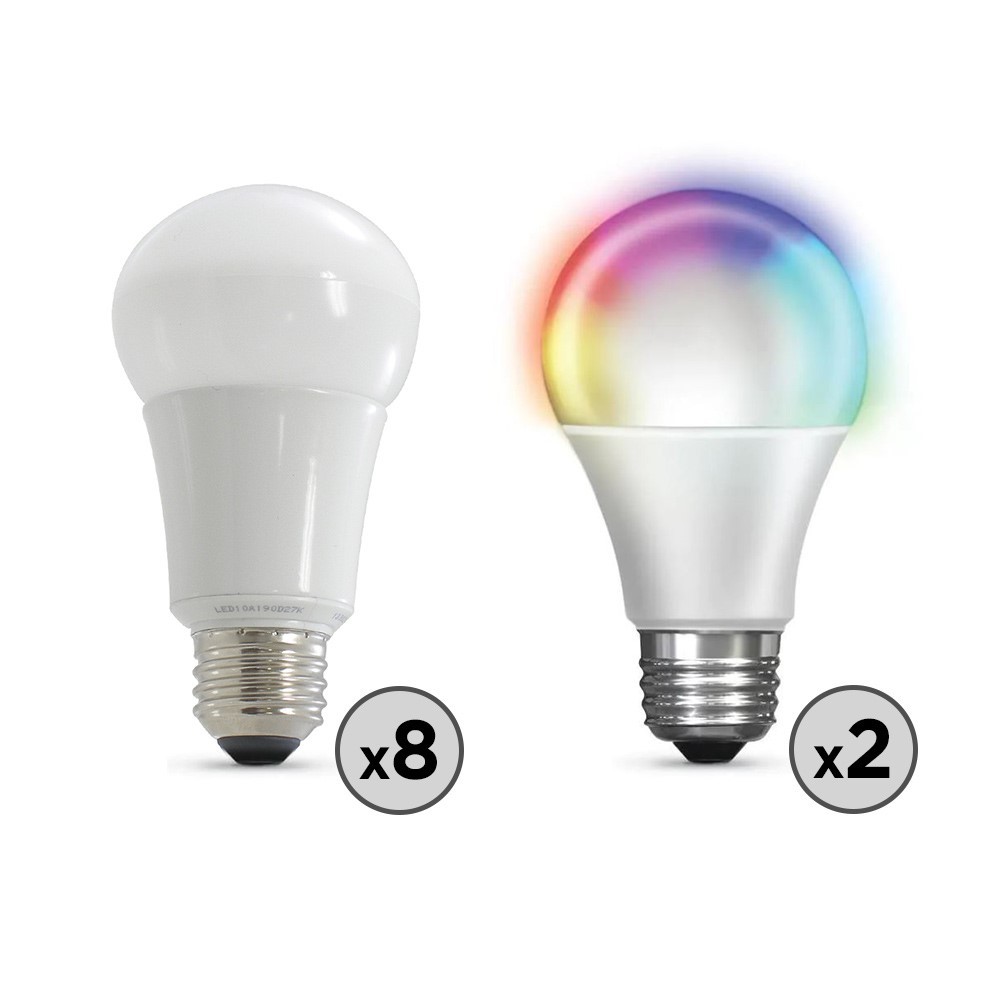 Eversource customers-8-60 w EQ and 2 Wi-Fi color changing LED bulbs