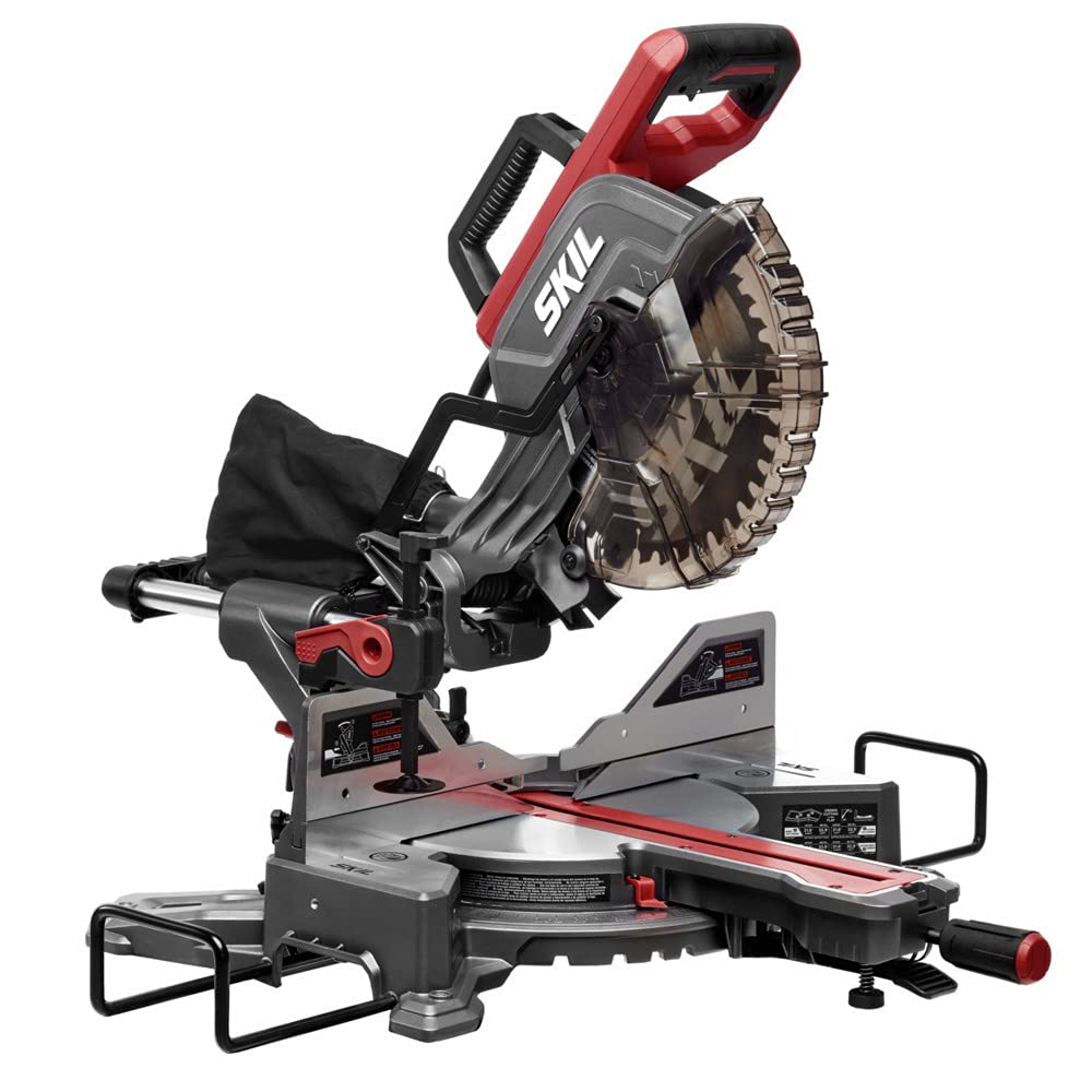 Skil 10" Dual Bevel 15Amp Stainless Steel Corded Sliding Compound Miter Saw $199 + Free S/H