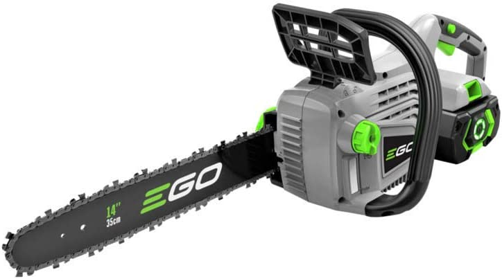 Amazon.com : EGO Power+ CS1401 14-Inch 56-Volt Lithium-Ion Cordless Chain Saw 2.5Ah Battery and Charger Included, Black : Patio, Lawn & Garden $159