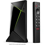 NVIDIA SHIELD Android TV Pro Streaming Media Player; 4K HDR movies, live sports, Dolby Vision-Atmos, AI-enhanced upscaling, GeForce NOW cloud gaming, Google Assistant Bui - $169.99