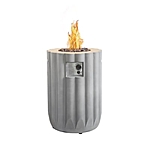 Foremost Afterglow 22-in W 30000-BTU Grey Composite Propane Gas Fire Column /Pit Lowes.com - $74.50